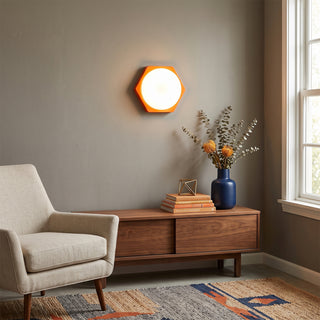 Solarix Pop-Art Hexagon Sconce