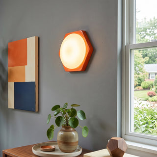 Solarix Pop-Art Hexagon Sconce