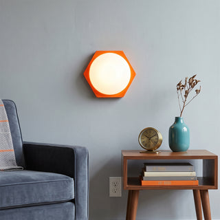 Solarix Pop-Art Hexagon Sconce