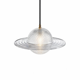 Solstice Rippled Disc Pendant Lamp