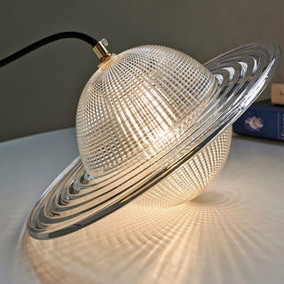 Solstice Rippled Disc Pendant Lamp