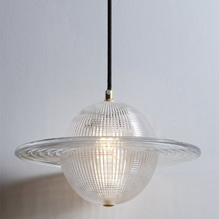 Solstice Rippled Disc Pendant Lamp