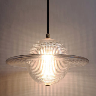 Solstice Rippled Disc Pendant Lamp