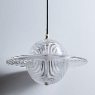 Solstice Rippled Disc Pendant Lamp