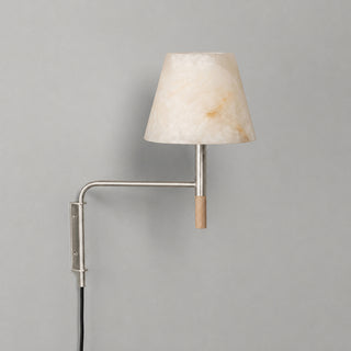 Soren Alabaster Plug-In Wall Sconce