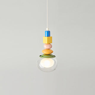 Stacked Glass Pendant Light