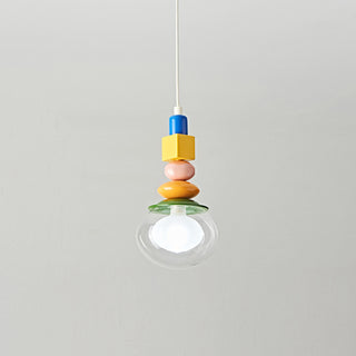Stacked Glass Pendant Light
