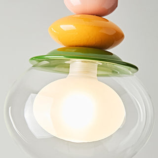Stacked Glass Pendant Light