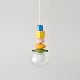 Stacked Glass Pendant Light