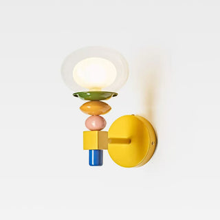 Stacked Glass Wall Sconce