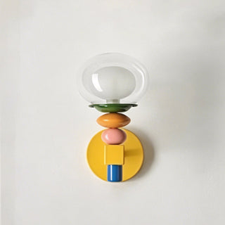 Stacked Glass Wall Sconce