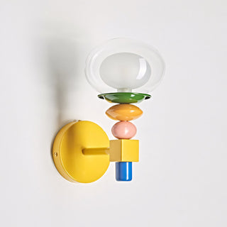 Stacked Glass Wall Sconce