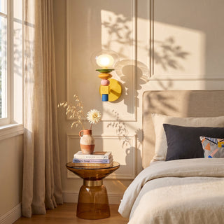 Stacked Glass Wall Sconce