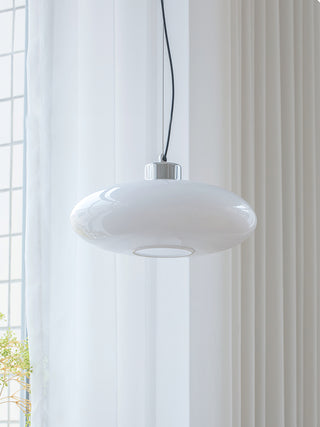 Stilnovo White Pendant Light 11.8"