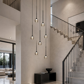 Strata Ribbed Pendant Lamp
