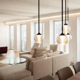 Strata Ribbed Pendant Lamp