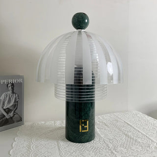 Striara Marble Dome Table Lamp