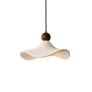 Terra Ruffled Resin Pendant Light