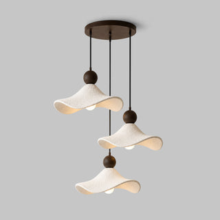 Terra Ruffled Resin Pendant Light