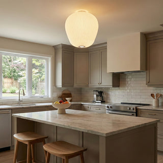 Textured Dome Lantern Ceiling Lamp