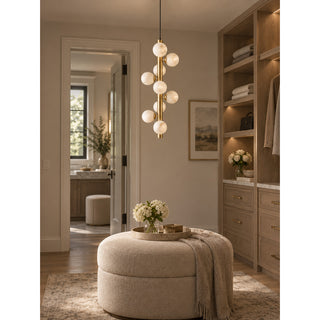 Thaelor Alabaster Column Pendant Light – detail 13