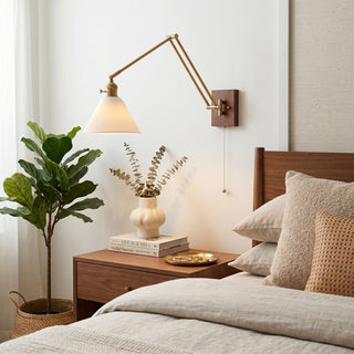 Ingrid Ceramic Swing Arm Sconce