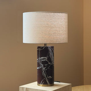 Theris Veined Marble Table Lamp