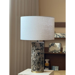 Theris Veined Marble Table Lamp