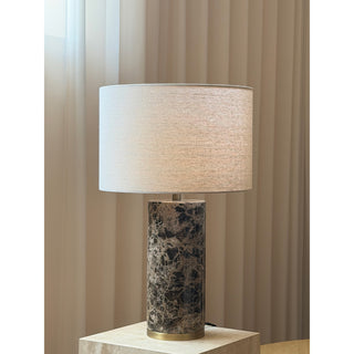 Theris Veined Marble Table Lamp