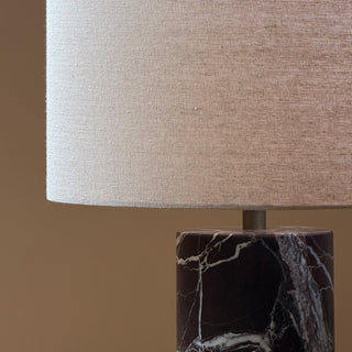 Theris Veined Marble Table Lamp