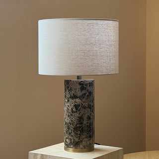 Theris Veined Marble Table Lamp