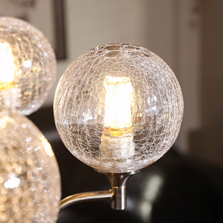 Theron Crackle Orb Chandelier