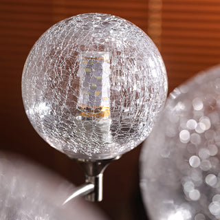 Theron Crackle Orb Chandelier
