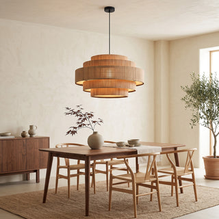 Toran Stepped Bamboo Chandelier