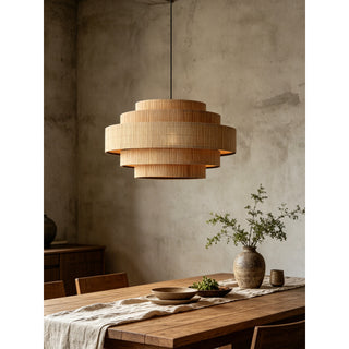 Toran Stepped Bamboo Chandelier