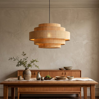 Toran Stepped Bamboo Chandelier