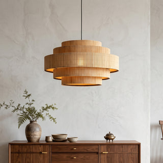 Toran Stepped Bamboo Chandelier