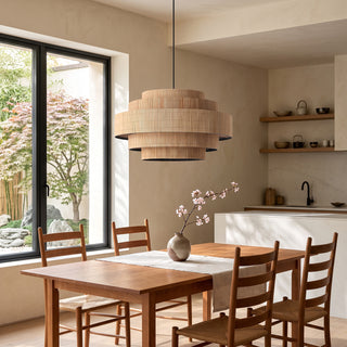 Toran Stepped Bamboo Chandelier
