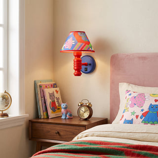 Toybox Turned Wood Sconce