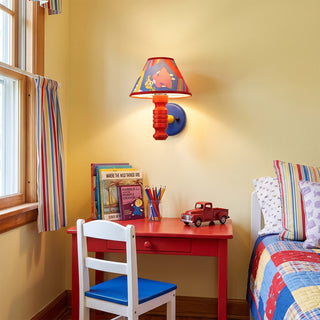 Toybox Turned Wood Sconce