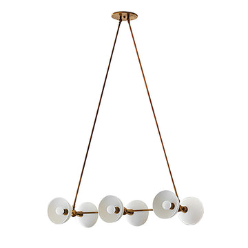 6 heads: L 29.5″ x H 31.5″ (Copper+White)