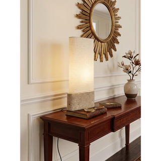 Vaelis Travertine Table Lamp