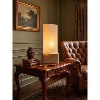Vaelis Travertine Table Lamp
