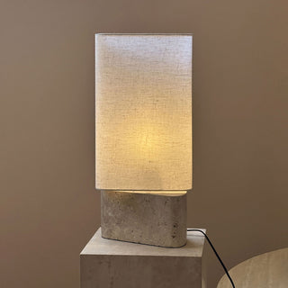 Vaelis Travertine Table Lamp
