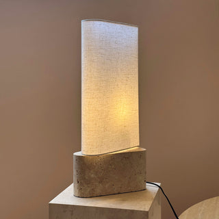 Vaelis Travertine Table Lamp