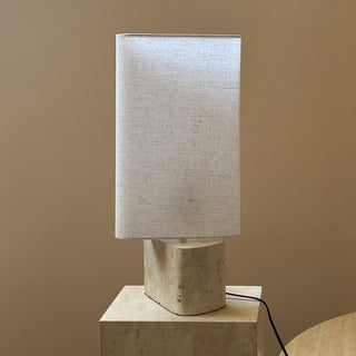 Vaelis Travertine Table Lamp