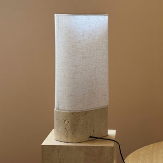 Vaelis Travertine Table Lamp