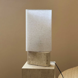 Vaelis Travertine Table Lamp
