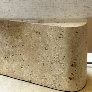 Vaelis Travertine Table Lamp