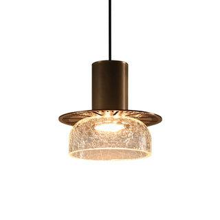 Valen Crackle Glass Pendant Light